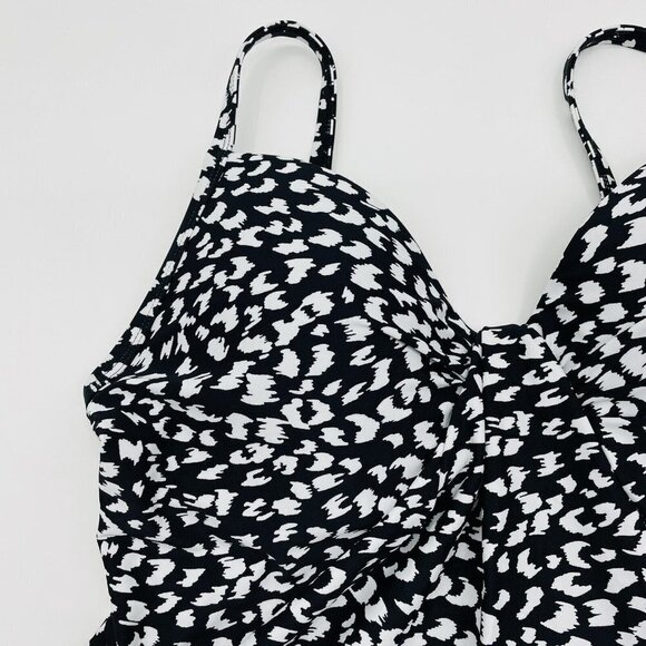 Island Escape Womens Size 6 Animal Kingdom Scorpio Printed Underwire Tankini 321 - Picture 4 of 7